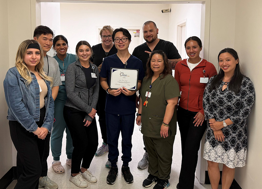 Jung Named Coast Plaza’s Exemplary Employee